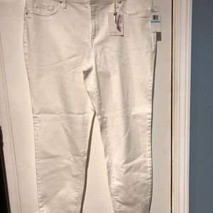 3/$10. Jessica Simpson white ankle jeans